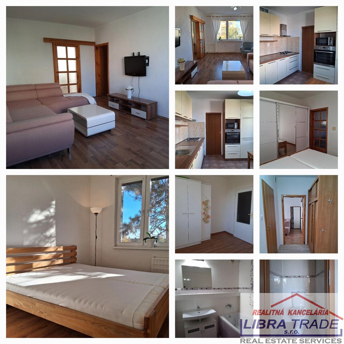 Prenájom- zariadený 3-izb.byt ul.MDŽ Šurany